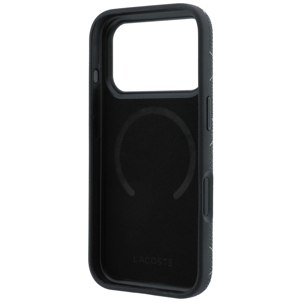 Lacoste LCHMP18L6PSWRBEMK Lacoste Blend with Ring Stand MagSafe for iPhone 18 Pro / 17 Pro black