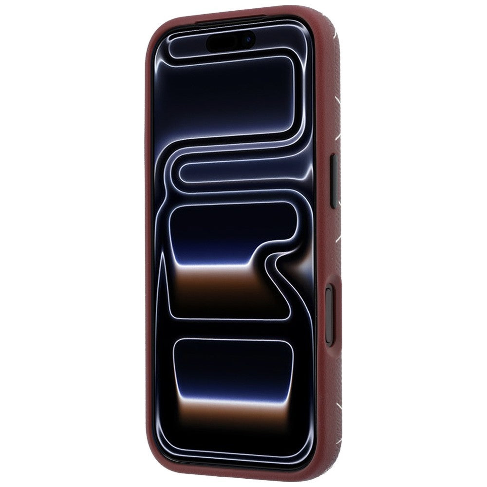 Lacoste LCHMP18L6PSWRBEMDR Lacoste Blend with Ring Stand MagSafe for iPhone 18 Pro / 17 Pro burgundy