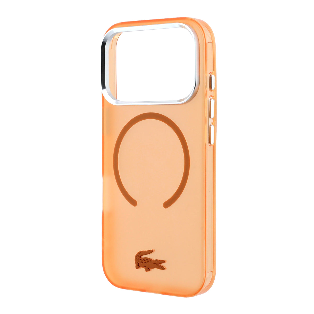 Lacoste LCHMP18X6UFRTO IML Frosted MagSafe Case for iPhone 18 Pro Max / 17 Pro Max Orange
