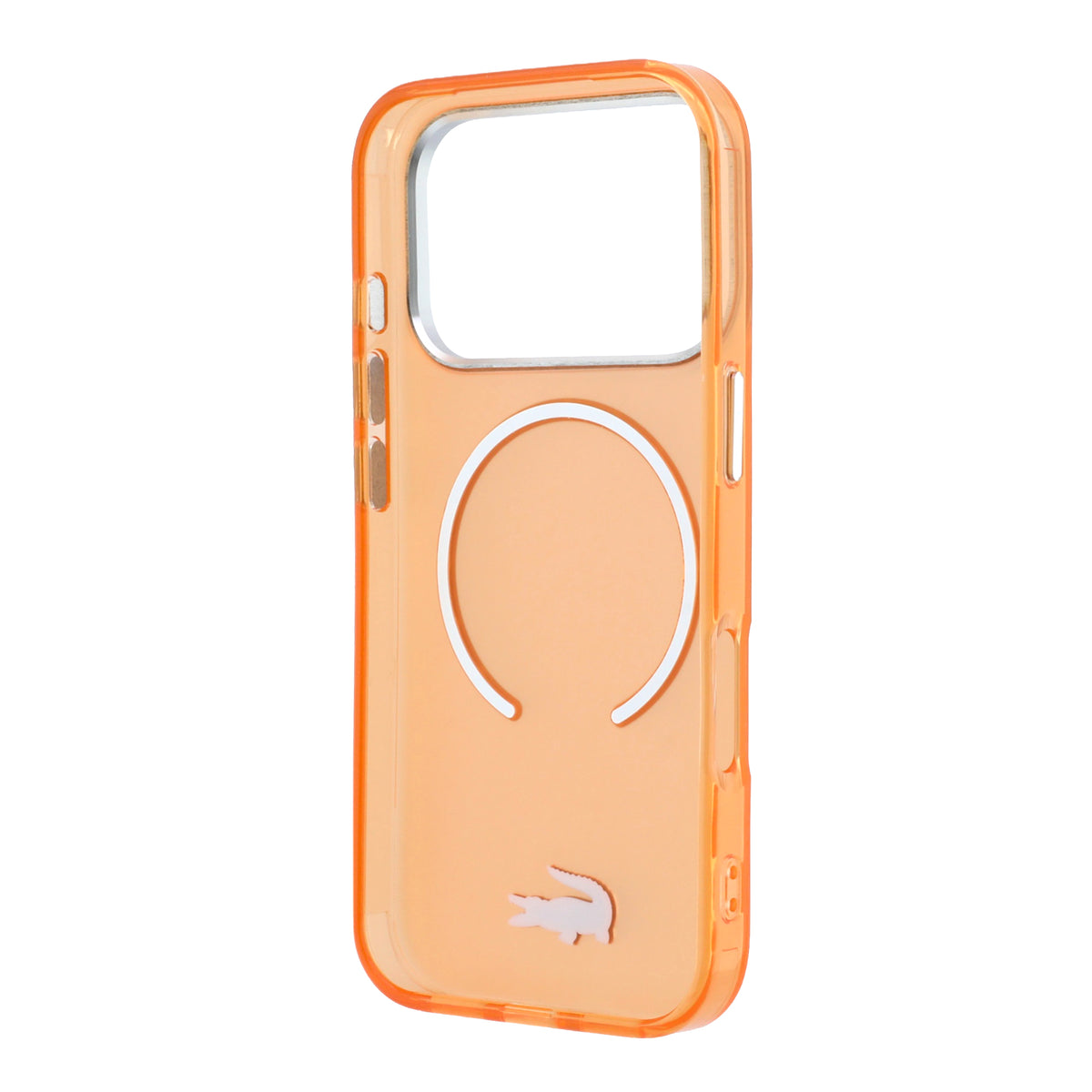 Lacoste LCHMP18X6UFRTO IML Frosted MagSafe Case for iPhone 18 Pro Max / 17 Pro Max Orange