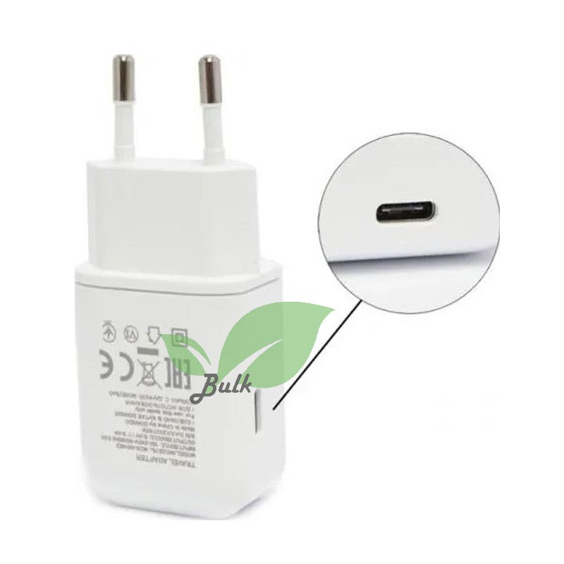 LG original Charger USB - C 3.0 A, 5.0V white Bulk