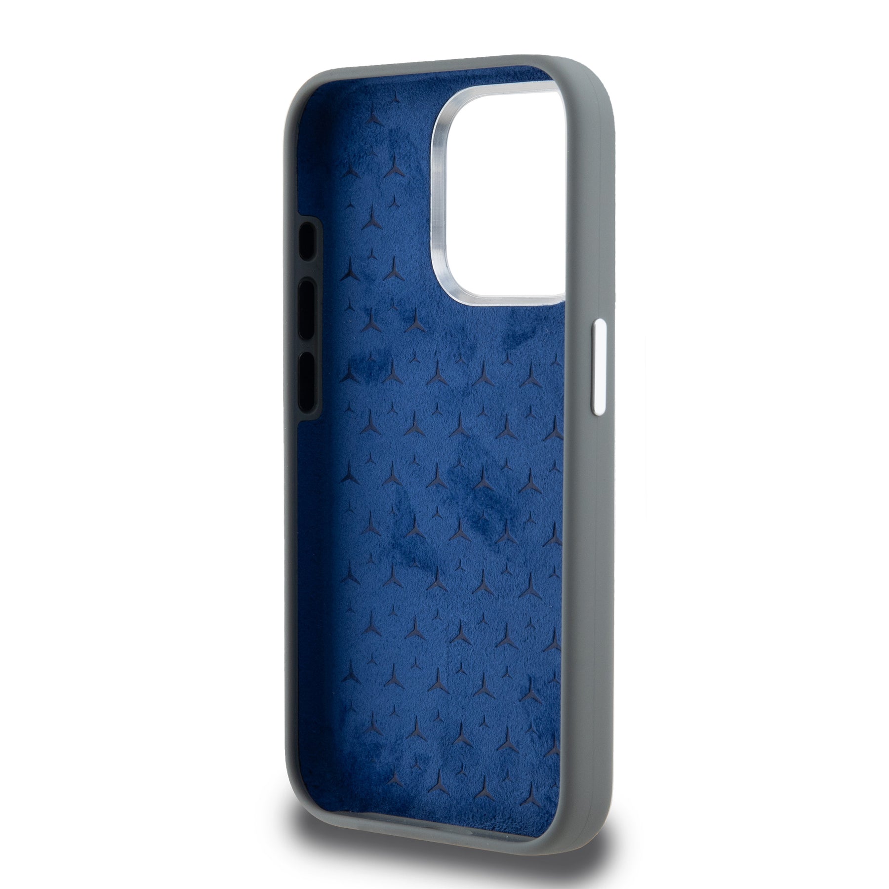 Mercedes MEHMP15L23SCMA for iPhone 15 Pro Liquid Silicone Grey Compatible Bicolor MagSafe