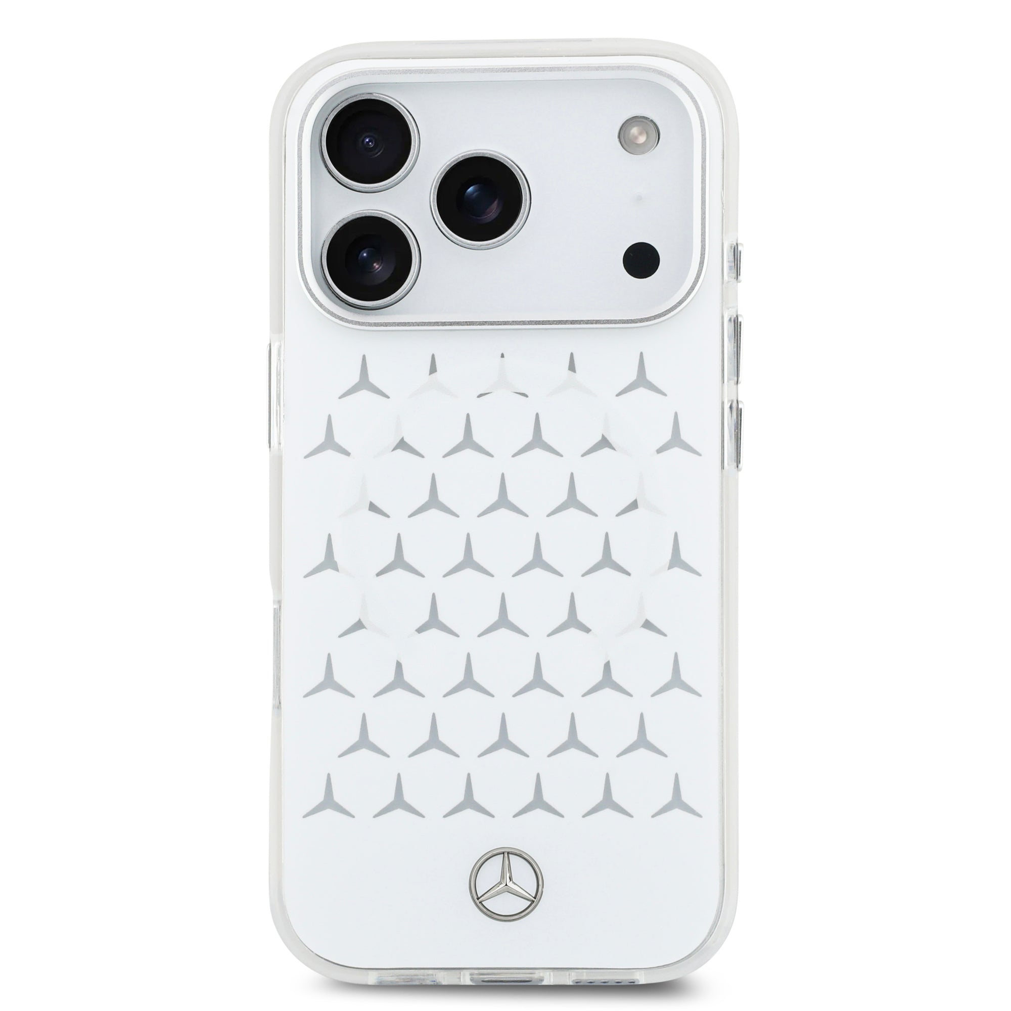 Mercedes MEHMP17L25HTPSTH HardCase MagSafe PC/TPU FROSTED W/ New Star Pattern White iPhone 17 Pro