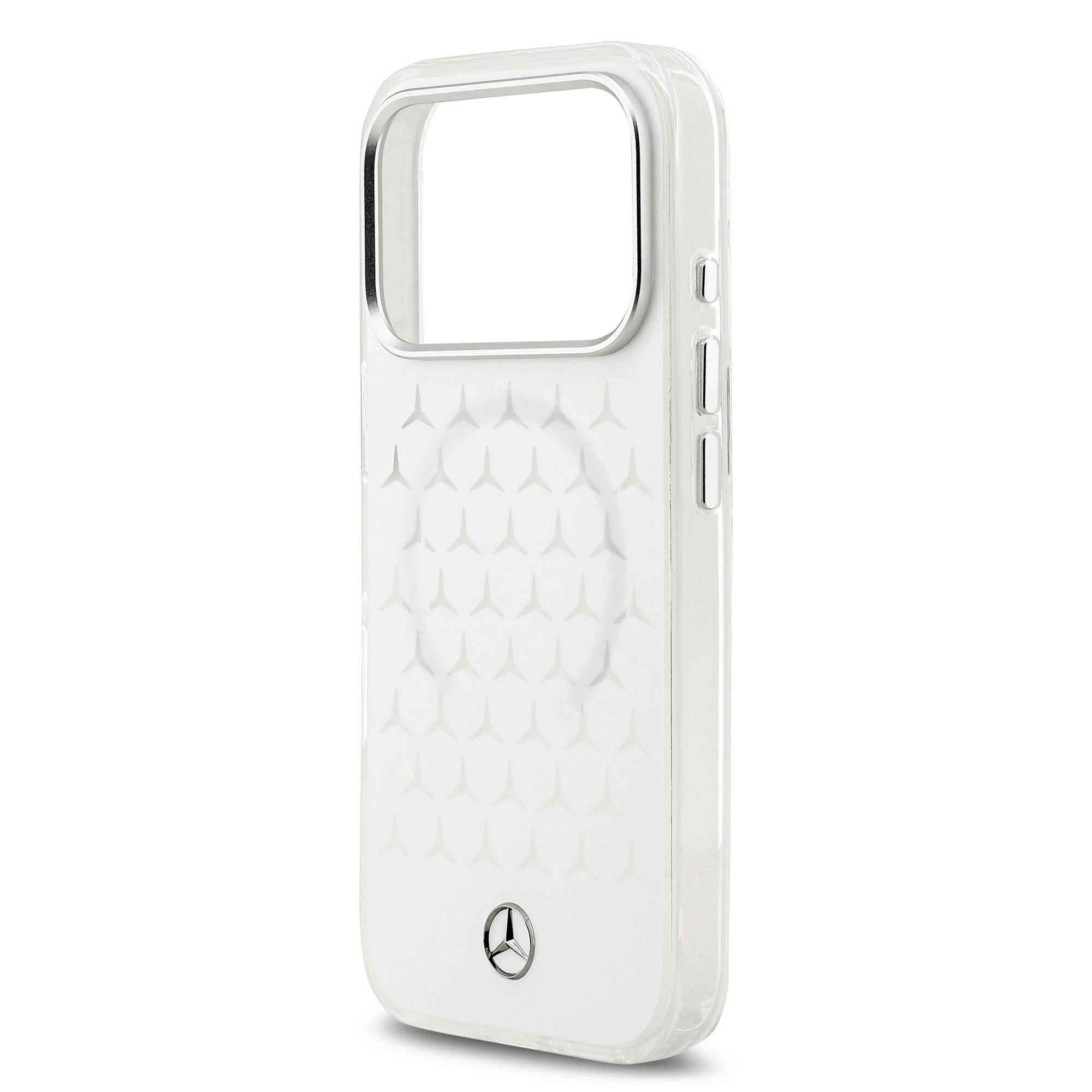 Mercedes MEHMP17L25HTPSTH HardCase MagSafe PC/TPU FROSTED W/ New Star Pattern White iPhone 17 Pro