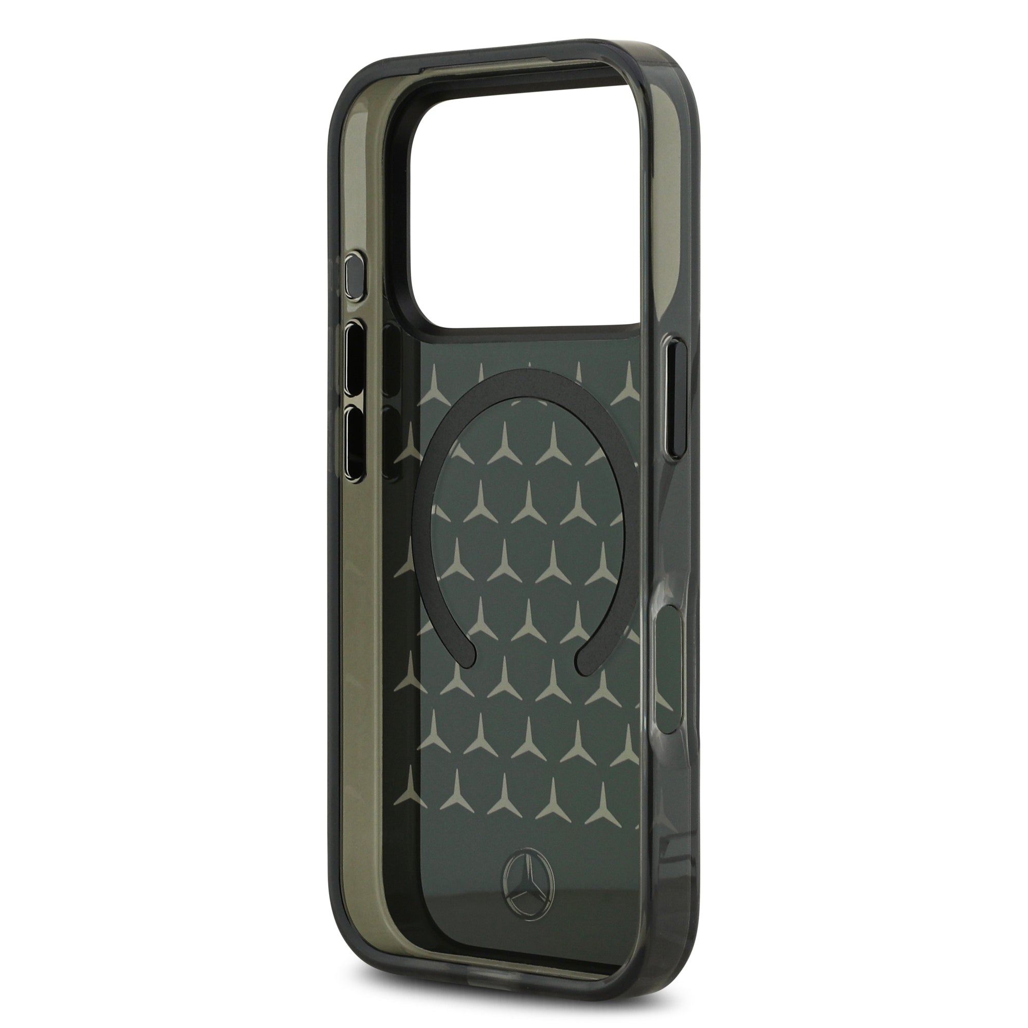 Mercedes MEHMP17L25HTPSTK HardCase MagSafe PC/TPU FROSTED W/ New Star Pattern Black iPhone 17 Pro