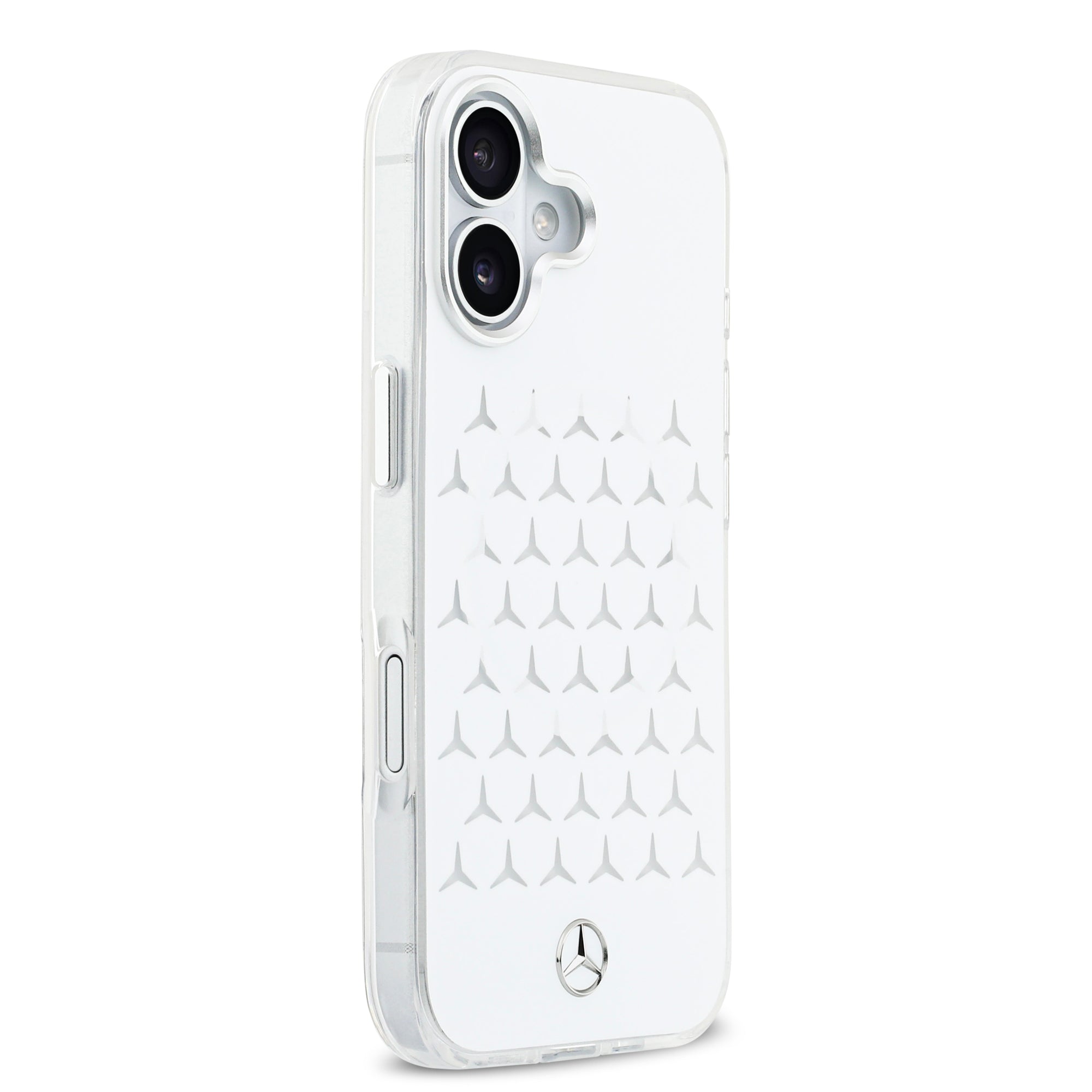 Mercedes MEHMP17S25HTPSTH HardCase MagSafe PC/TPU FROSTED W/ New Star Pattern White iPhone 17