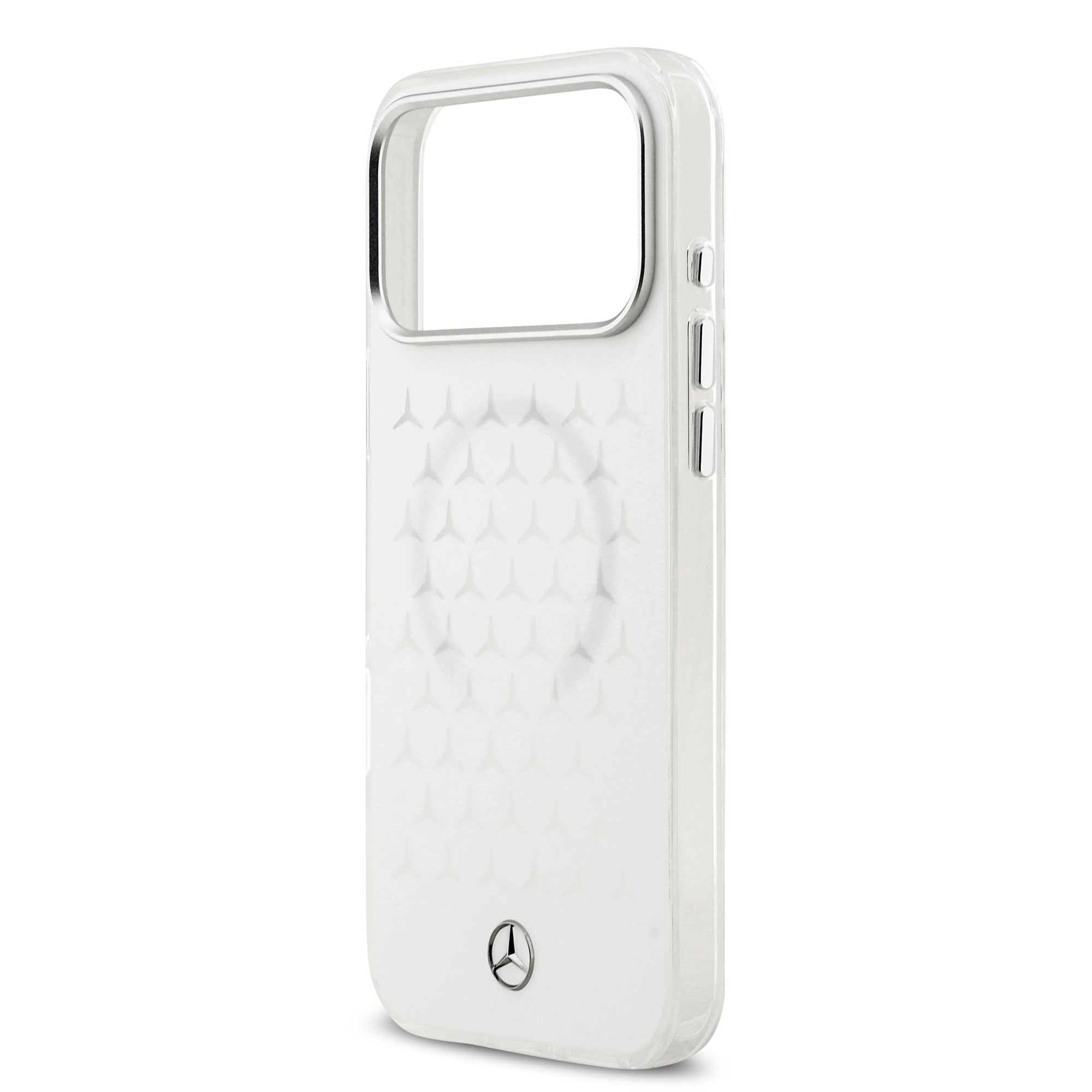 Mercedes MEHMP17X25HTPSTH HardCase MagSafe PC/TPU FROSTED W/ New Star Pattern White iPhone 17 Pro Max
