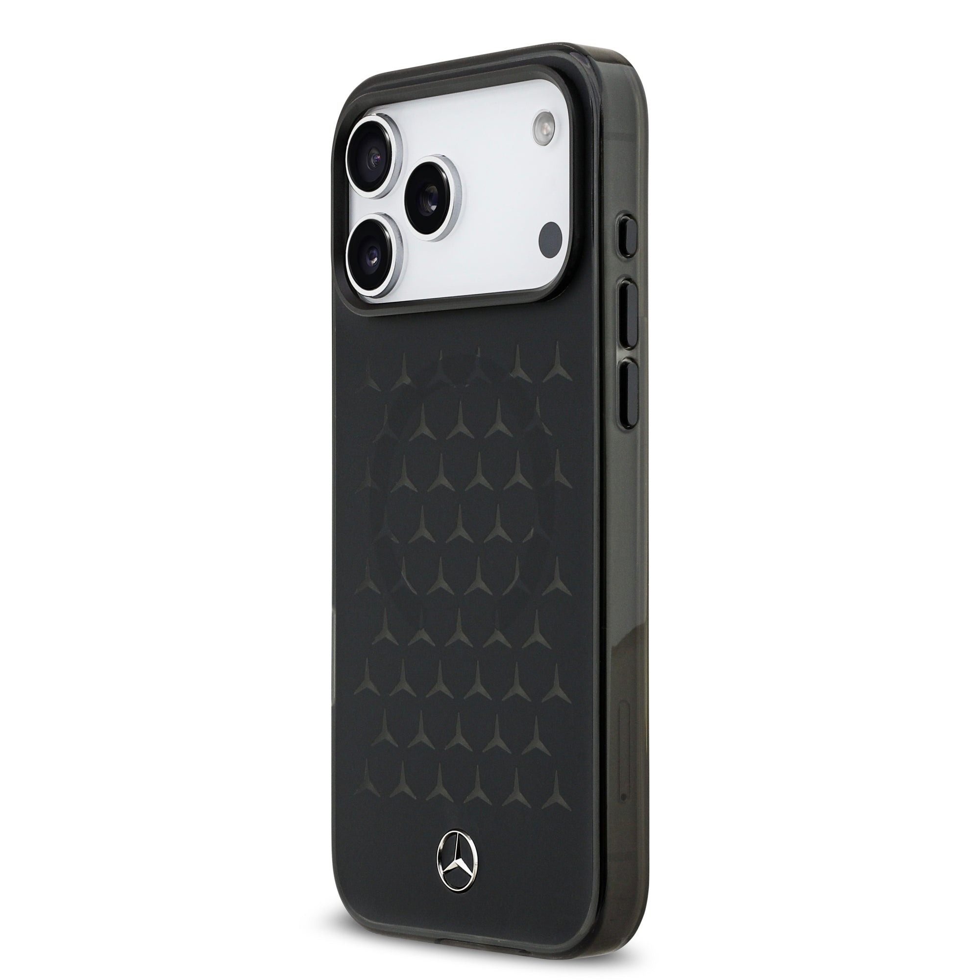 Mercedes MEHMP17X25HTPSTK HardCase MagSafe PC/TPU FROSTED W/ New Star Pattern Black iPhone 17 Pro Max