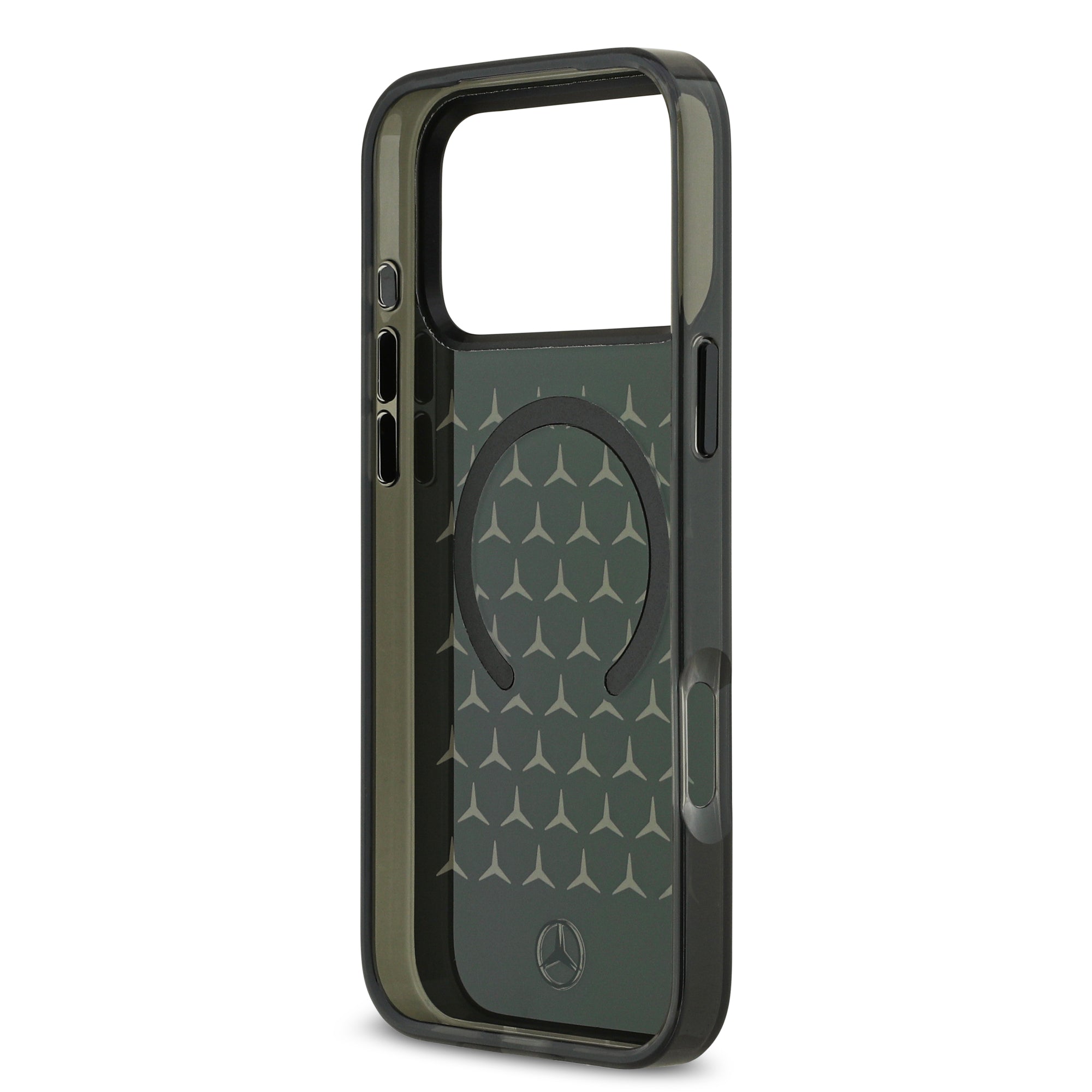 Mercedes MEHMP17X25HTPSTK HardCase MagSafe PC/TPU FROSTED W/ New Star Pattern Black iPhone 17 Pro Max