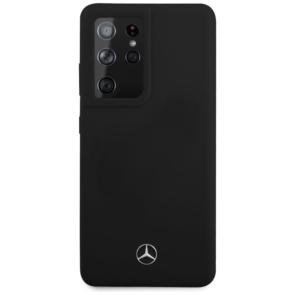 Mercedes MEHCS21LSILBK S21 Ultra G998 black hardcase Silicone Line