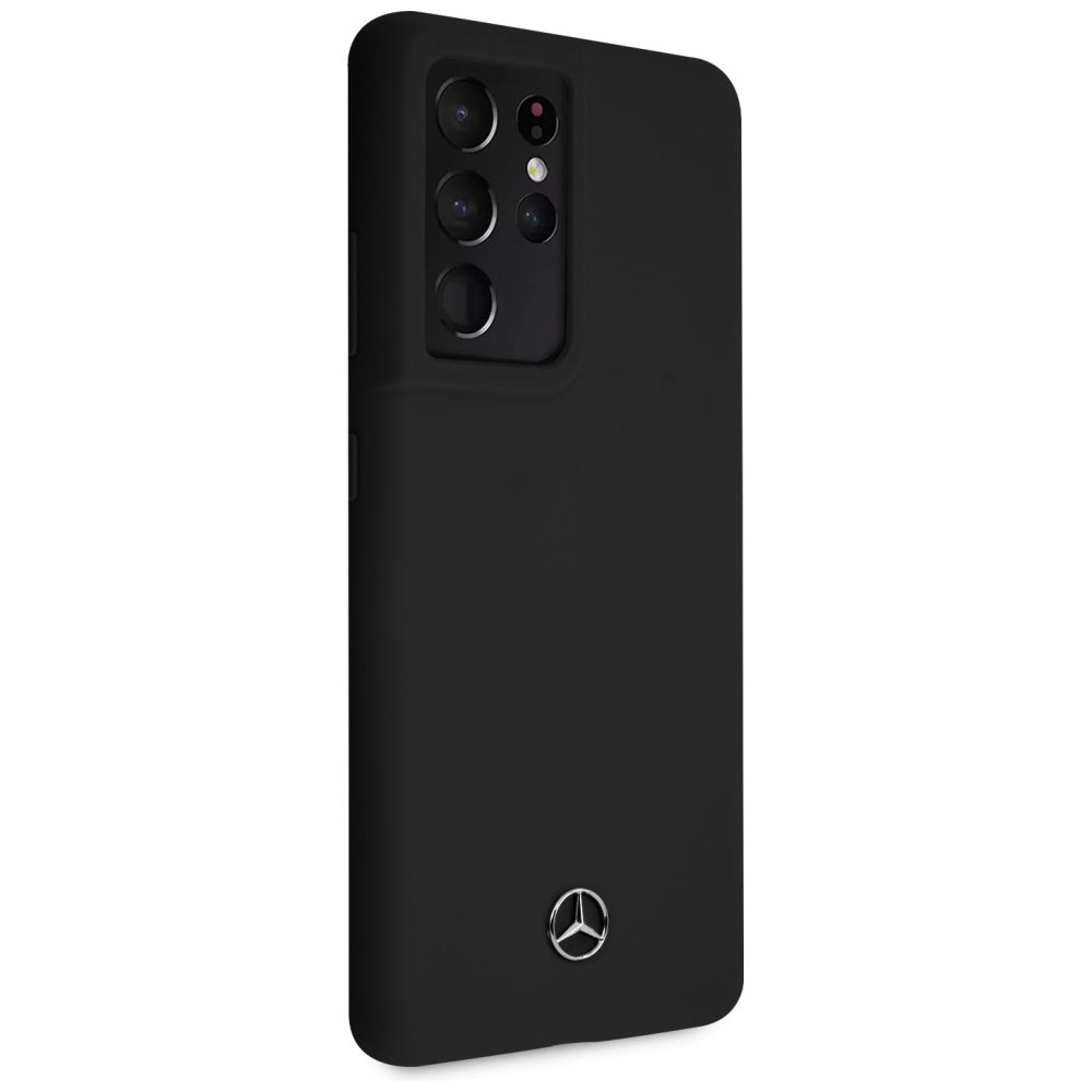 Mercedes MEHCS21LSILBK S21 Ultra G998 black hardcase Silicone Line