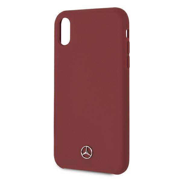 Case for Mercedes MEHCI61SILRE iPhone Xr red hardcase Silicone Line