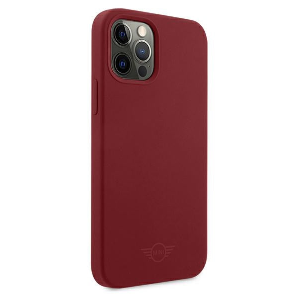 Case for Mini MIHCP12Glass for MyScreenLTRE iPhone 12/12 Pro 6,1" red hard case Silicone Tone On Tone