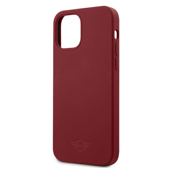 Case for Mini MIHCP12Glass for MyScreenLTRE iPhone 12/12 Pro 6,1" red hard case Silicone Tone On Tone