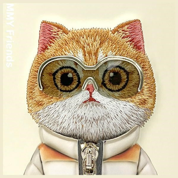 Nimmy khaki Cool&Cute 2.0 Cat case for iPhone 15