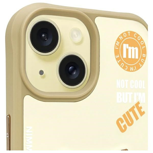 Nimmy khaki Cool&Cute 2.0 Cat case for iPhone 15
