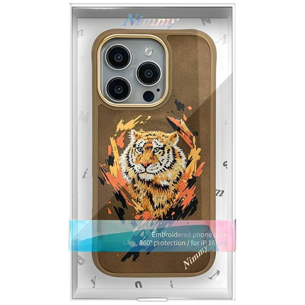 Nimmy Tiger MagSafe case for iPhone 16 Pro Max light brown