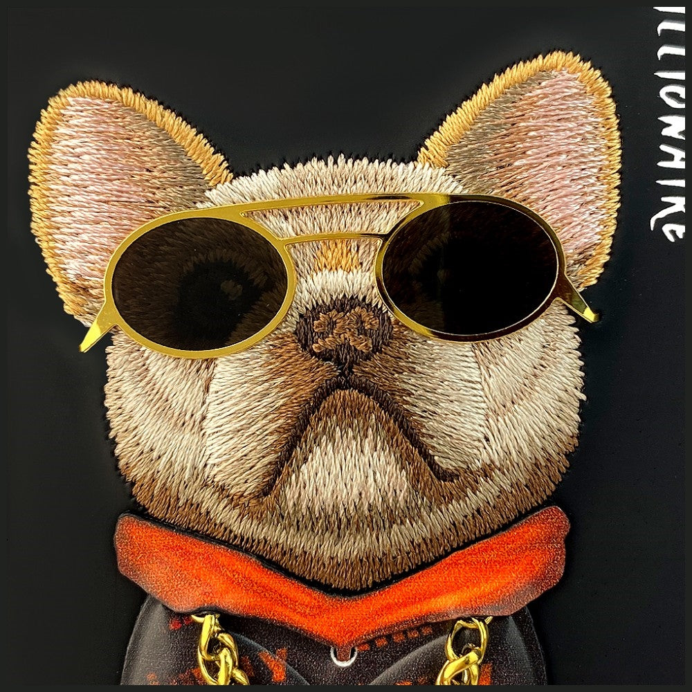 Nimmy Glasses Cool Dog Case for iPhone 17 Black