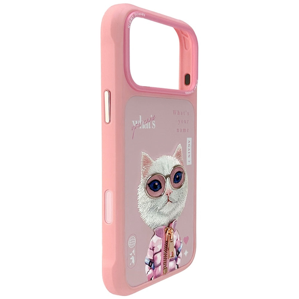 Nimmy Cool&Cute 2.0 Cat Case for iPhone 17 Pro Max Pink