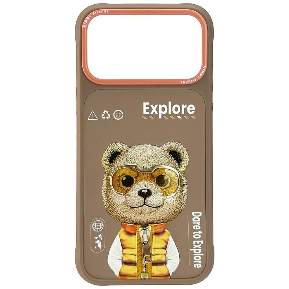 Nimmy Cool&Cute 2.0 Bear Case for iPhone 17 Pro Max Beige