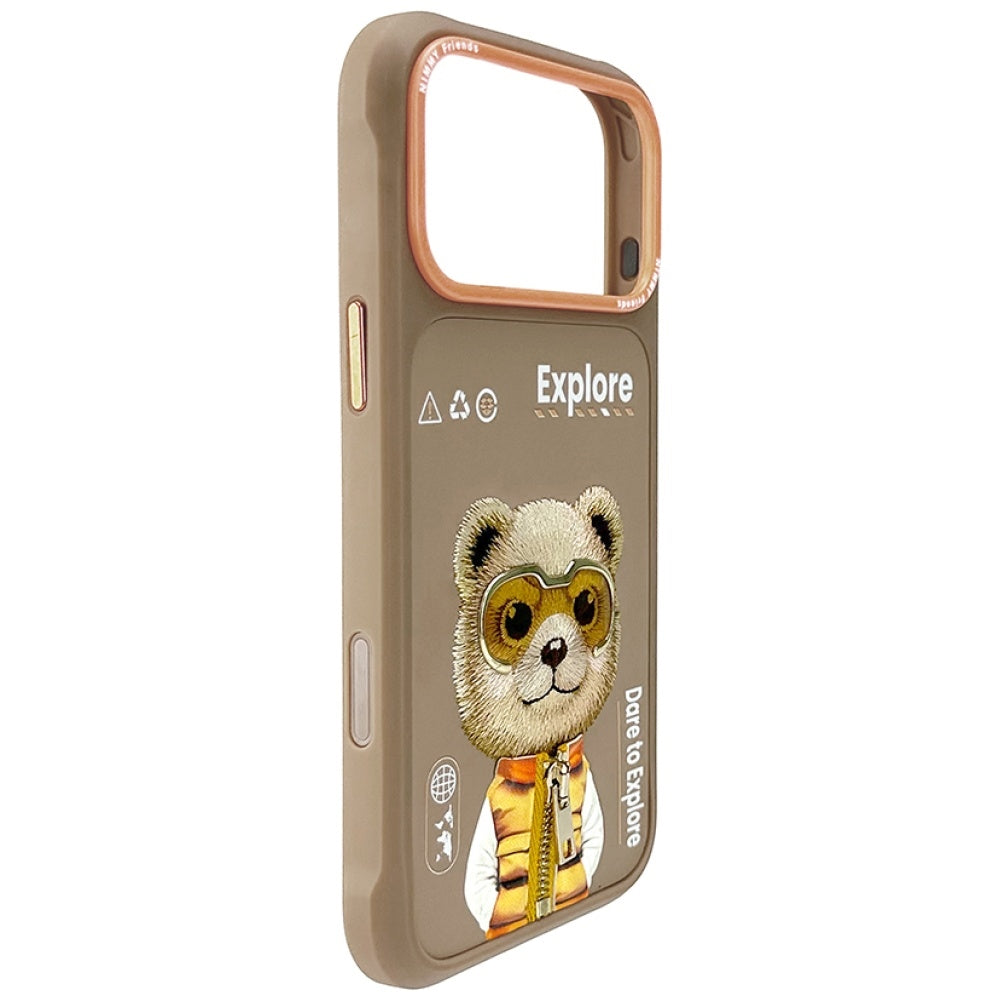 Nimmy Cool&Cute 2.0 Bear Case for iPhone 17 Pro Beige