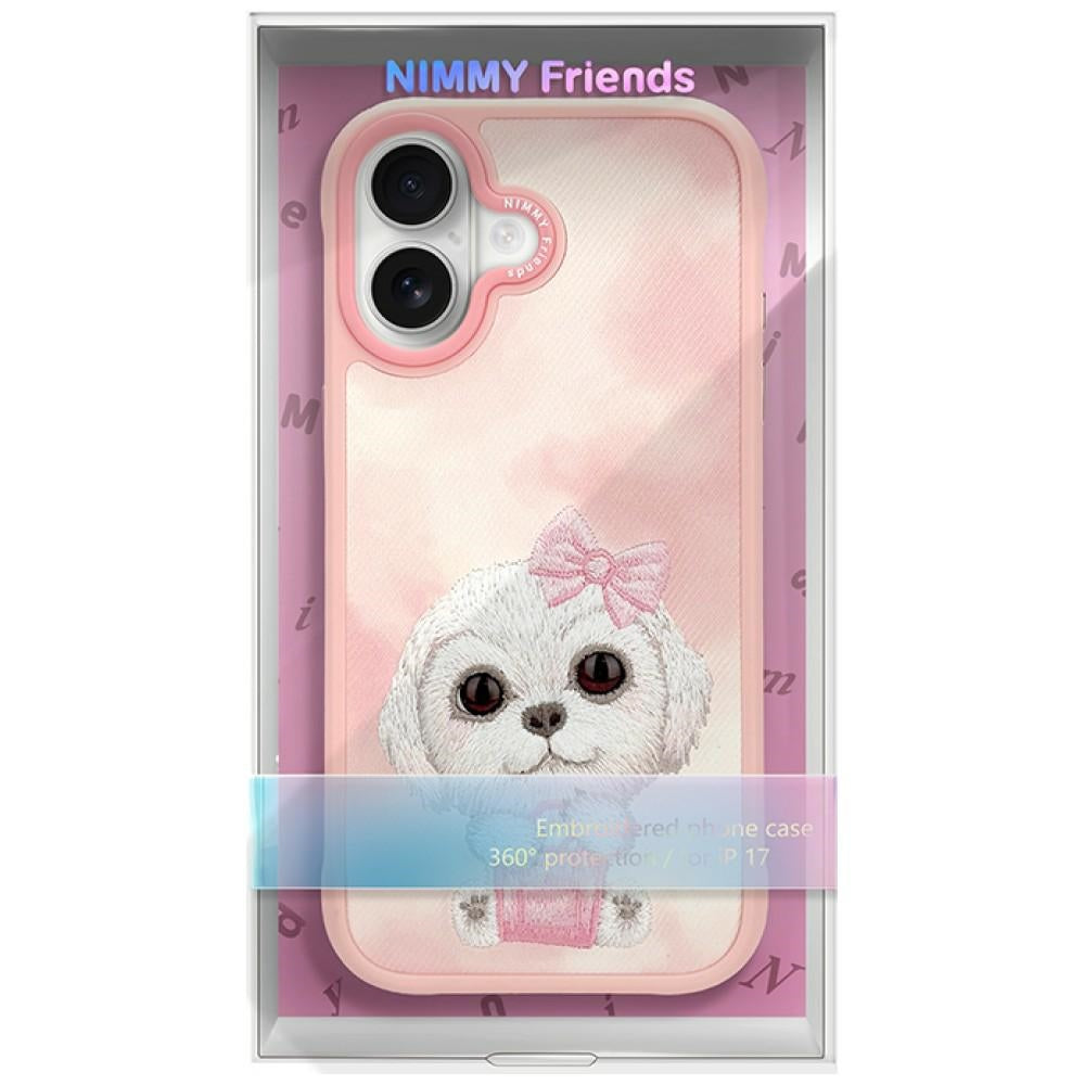 Nimmy Big Eyed Pet 2.0 Dog Case for iPhone 17 pink