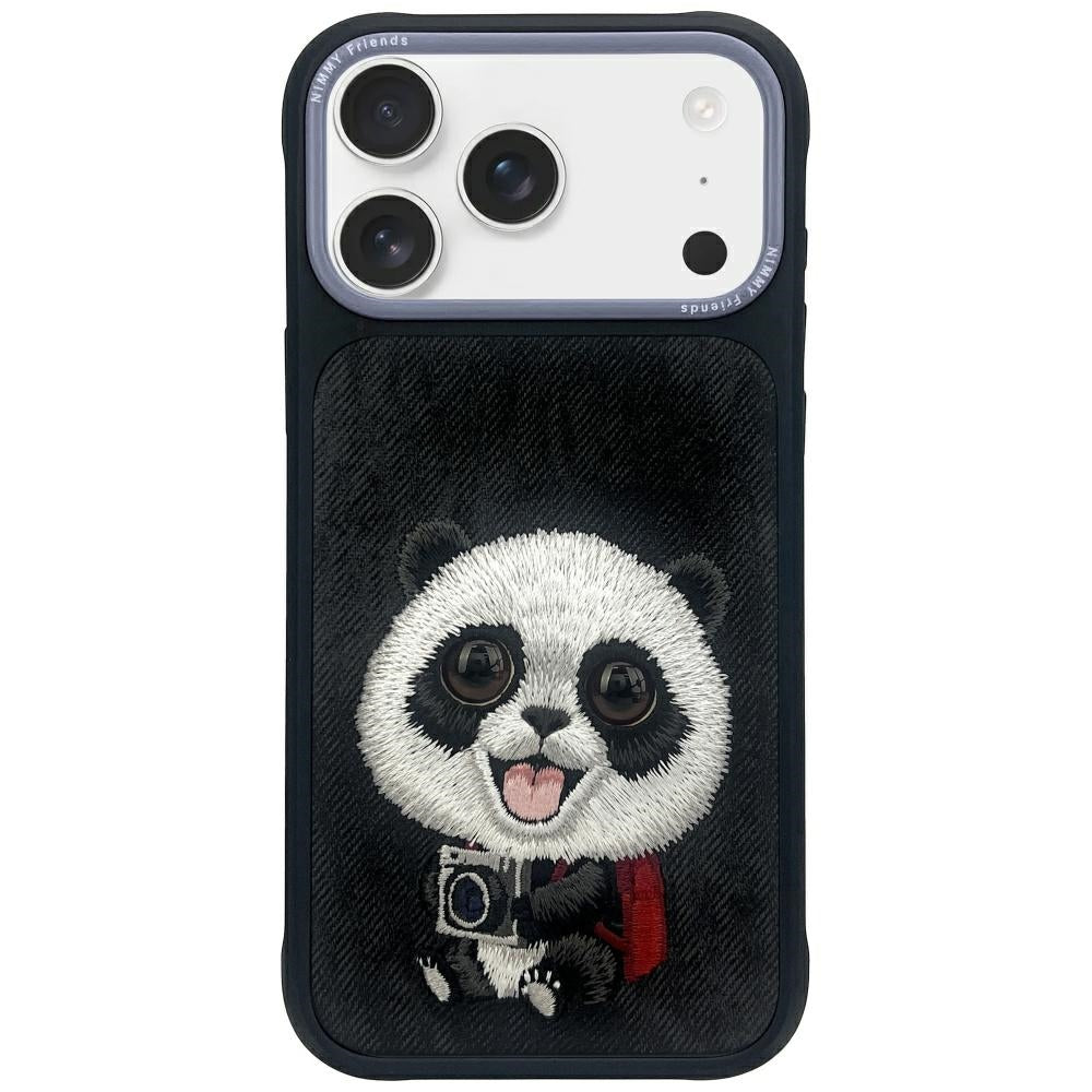 Nimmy Big Eyed Pet 2.0 Panda for iPhone 17 Pro Max black