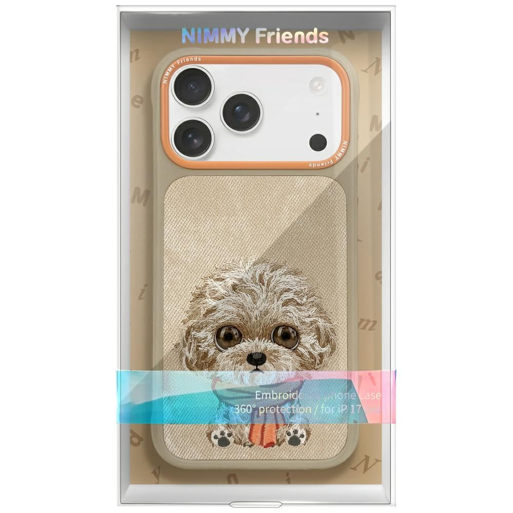 Nimmy Big Eyed Pet 2.0 Dog for iPhone 17 Pro Max beige