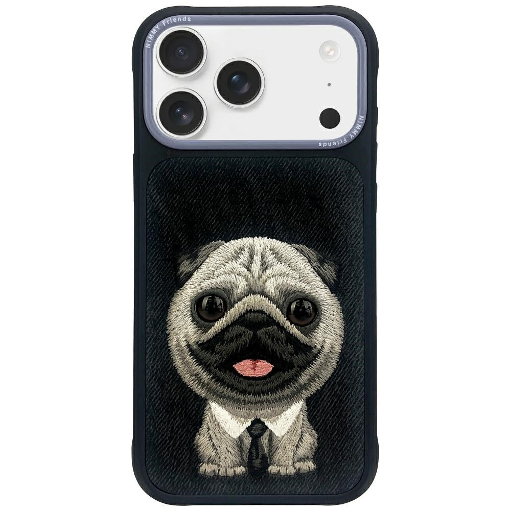 Nimmy Big Eyed Pet 2.0 Dog for iPhone 17 Pro Max Black