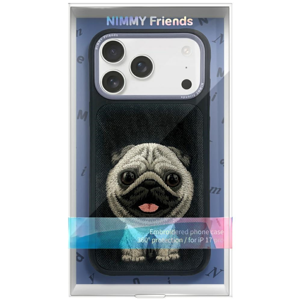 Nimmy Big Eyed Pet 2.0 Dog for iPhone 17 Pro Max Black