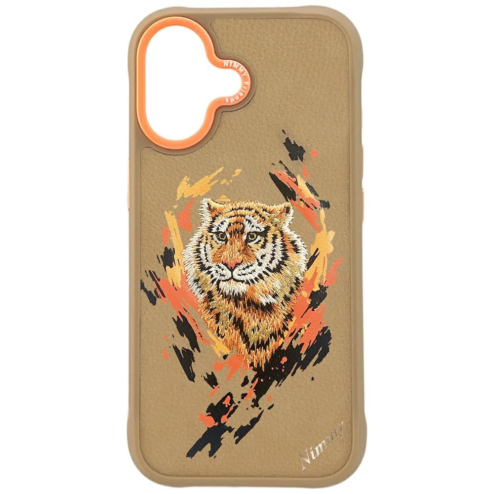 Nimmy Tiger MagSafe case for iPhone 17 light brown