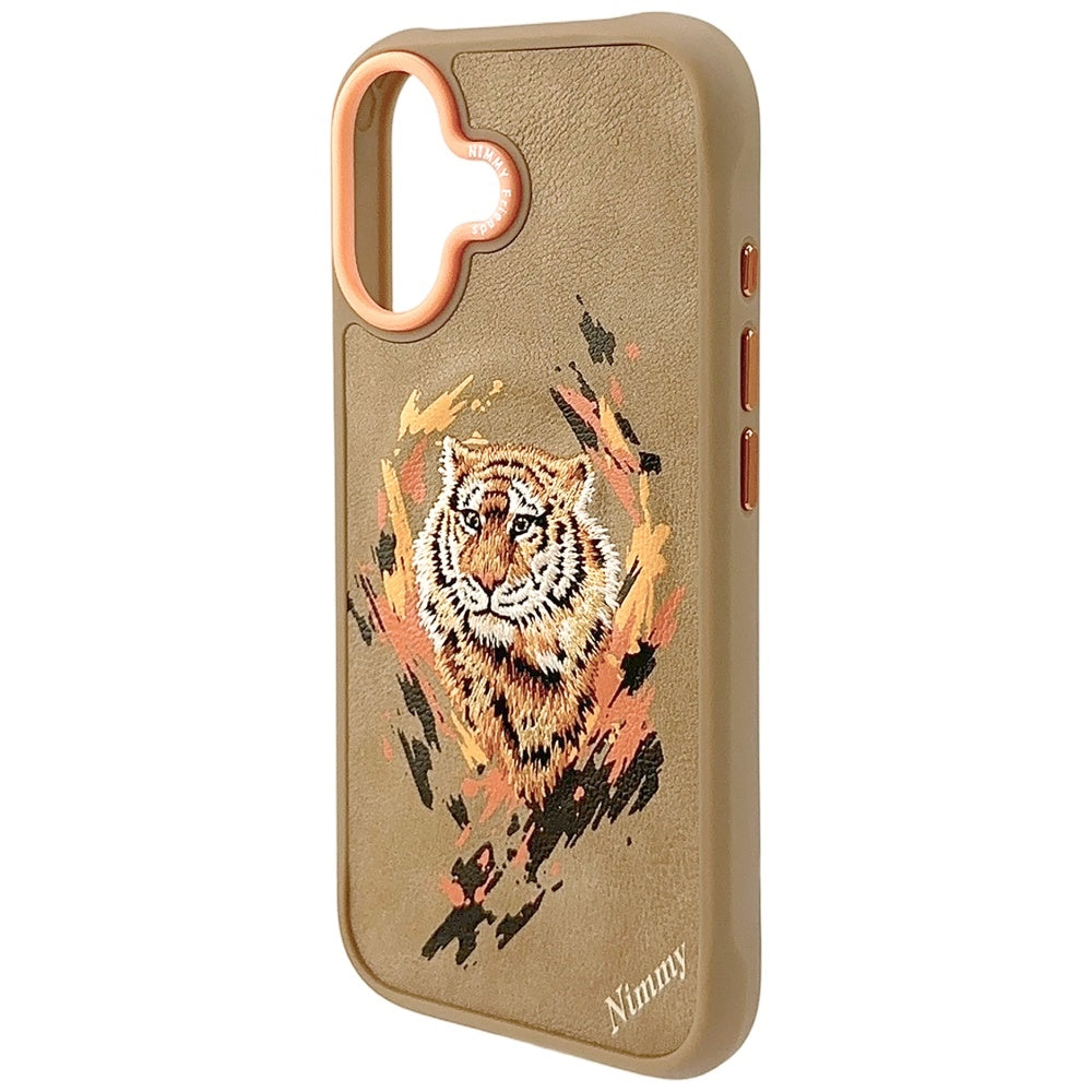 Nimmy Tiger MagSafe case for iPhone 17 light brown