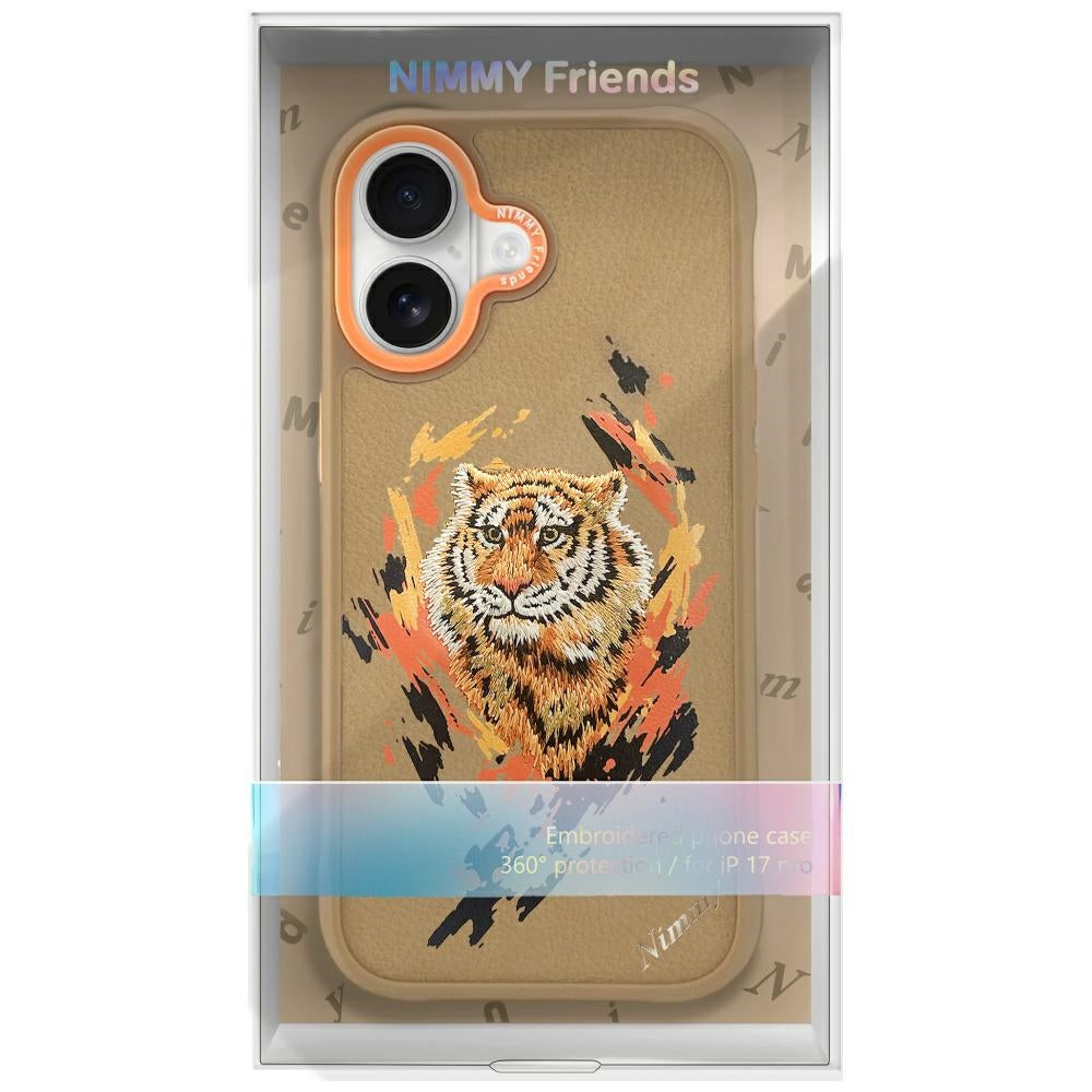 Nimmy Tiger MagSafe case for iPhone 17 light brown