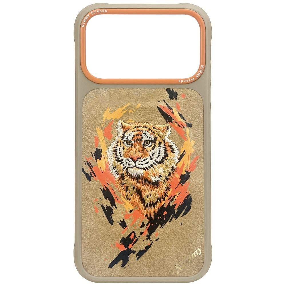Nimmy Tiger MagSafe case for iPhone 17 Pro Max light brown