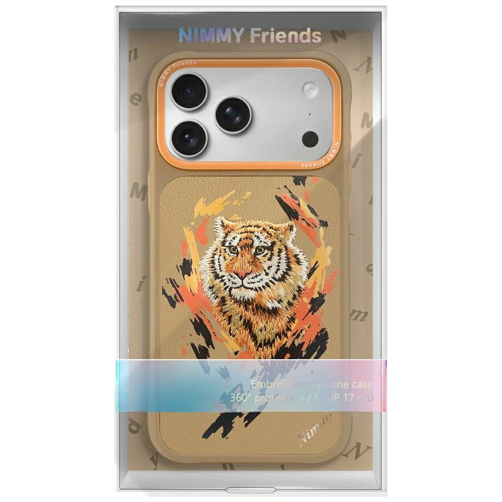 Nimmy Tiger MagSafe case for iPhone 17 Pro Max light brown