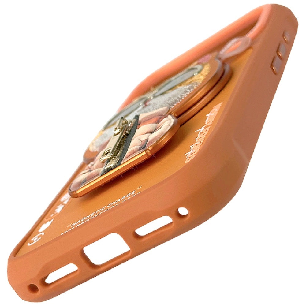 Nimmy Cool&Cute 2.0 Cat for iPhone 17 Pro Max with magnetic pendant orange