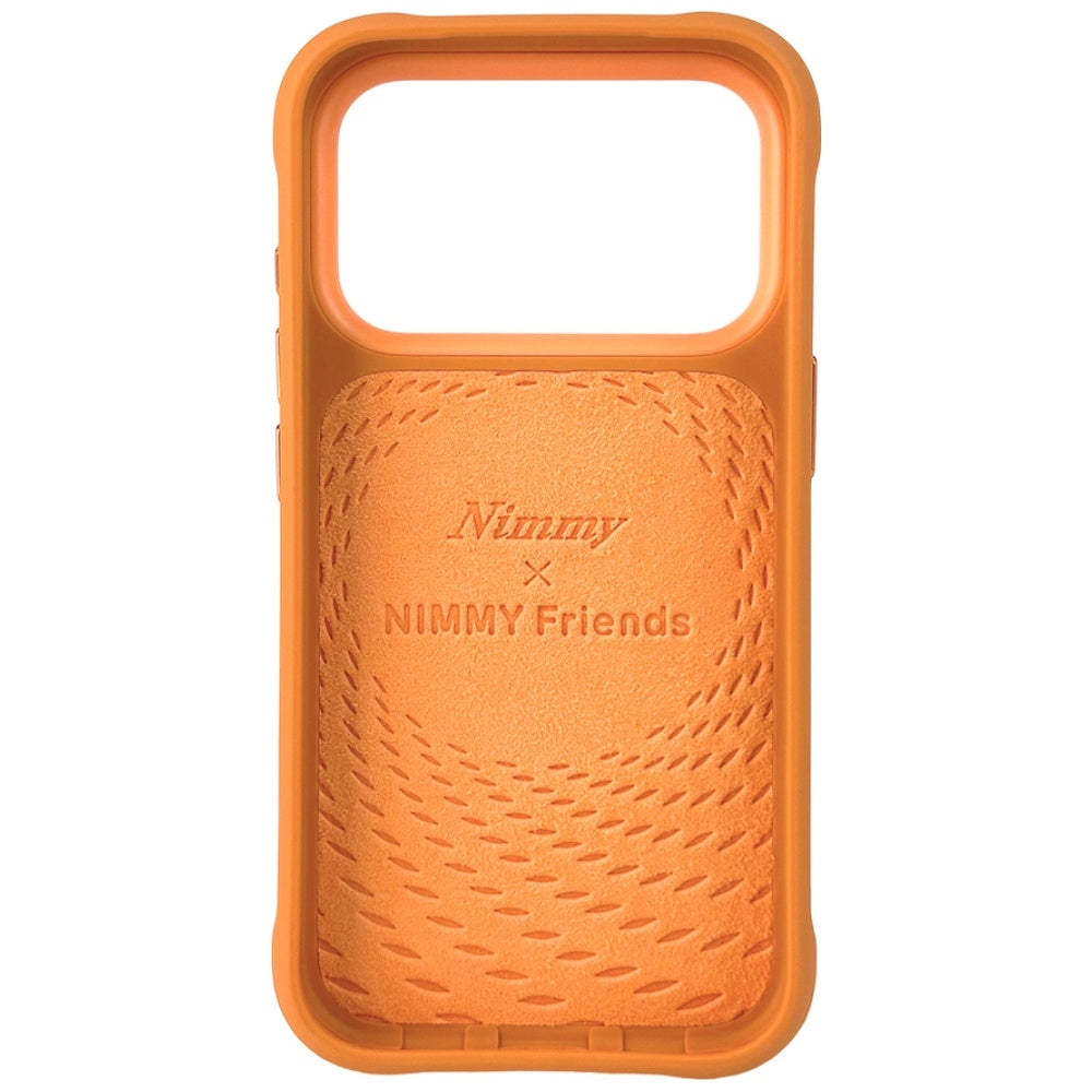 Nimmy Cool&Cute 2.0 Dog for iPhone 17 Pro Max with magnetic pendant orange