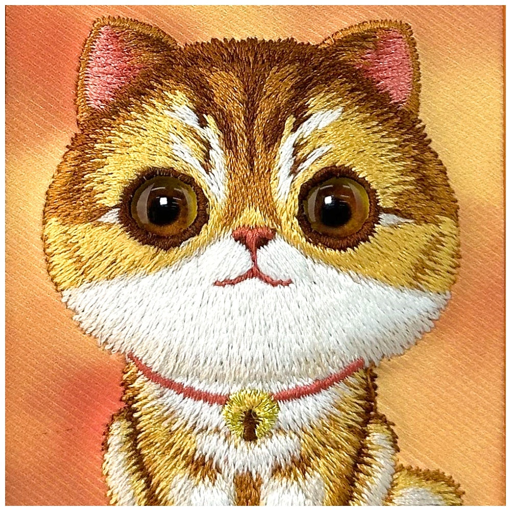 Nimmy Big Eyed Pet 2.0 Cat for iPhone 17 Pro Orange