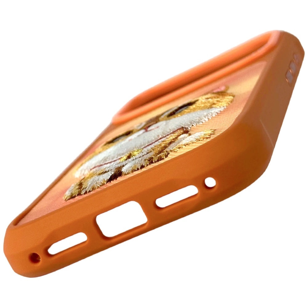 Nimmy Big Eyed Pet 2.0 Cat for iPhone 17 Pro Orange