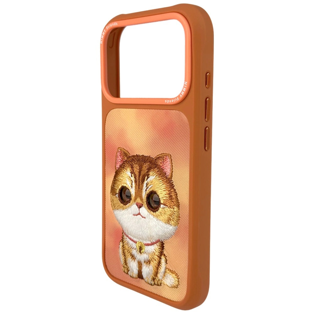 Nimmy Big Eyed Pet 2.0 Cat for iPhone 17 Pro Orange