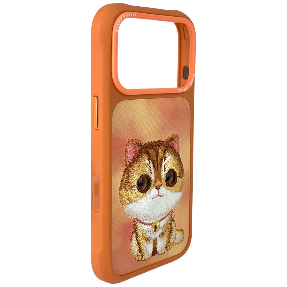 Nimmy Big Eyed Pet 2.0 Cat for iPhone 17 Pro Orange