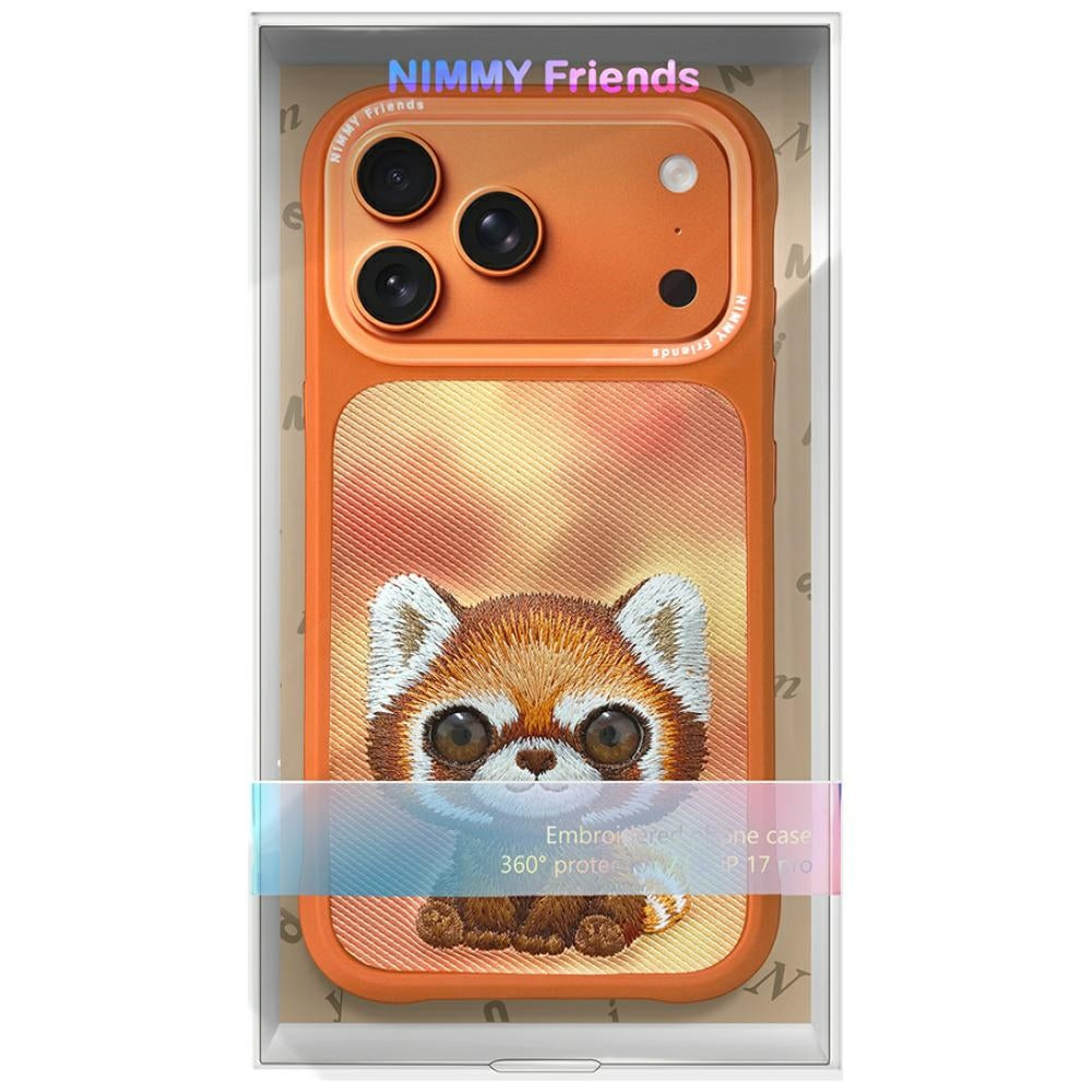 Nimmy Big Eyed Pet 2.0 Raccoon for iPhone 17 Pro Orange