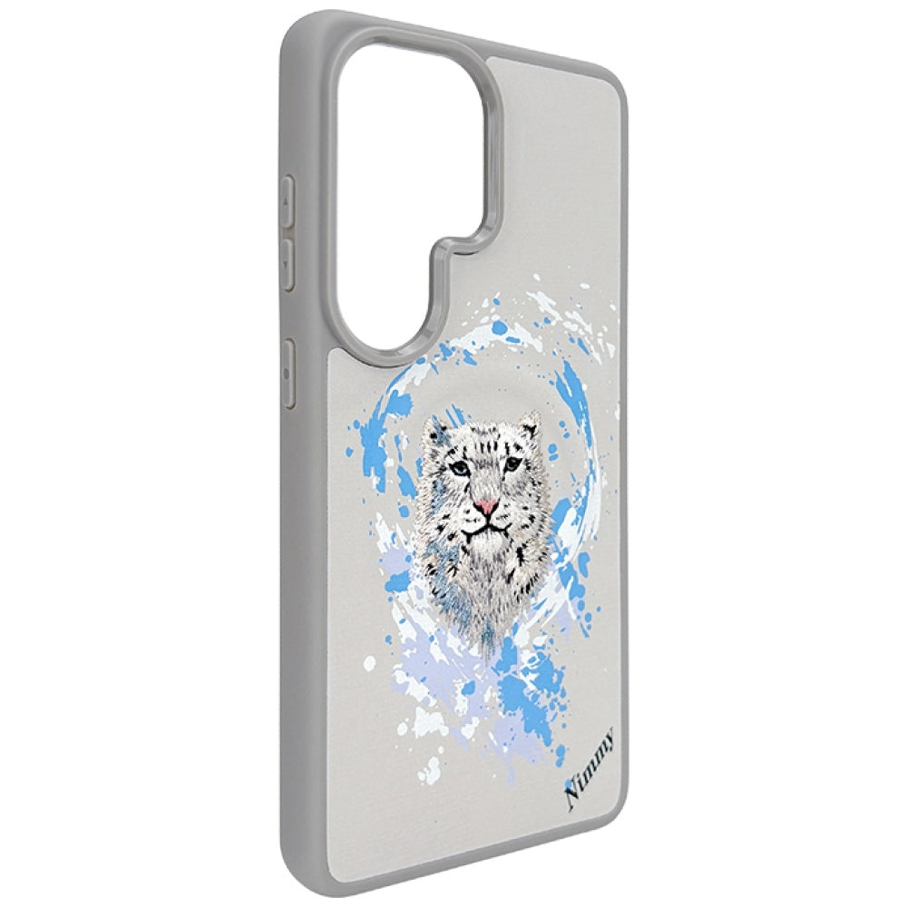 Nimmy Panther MagSafe case for Samsung Galaxy S26 Ultra light grey