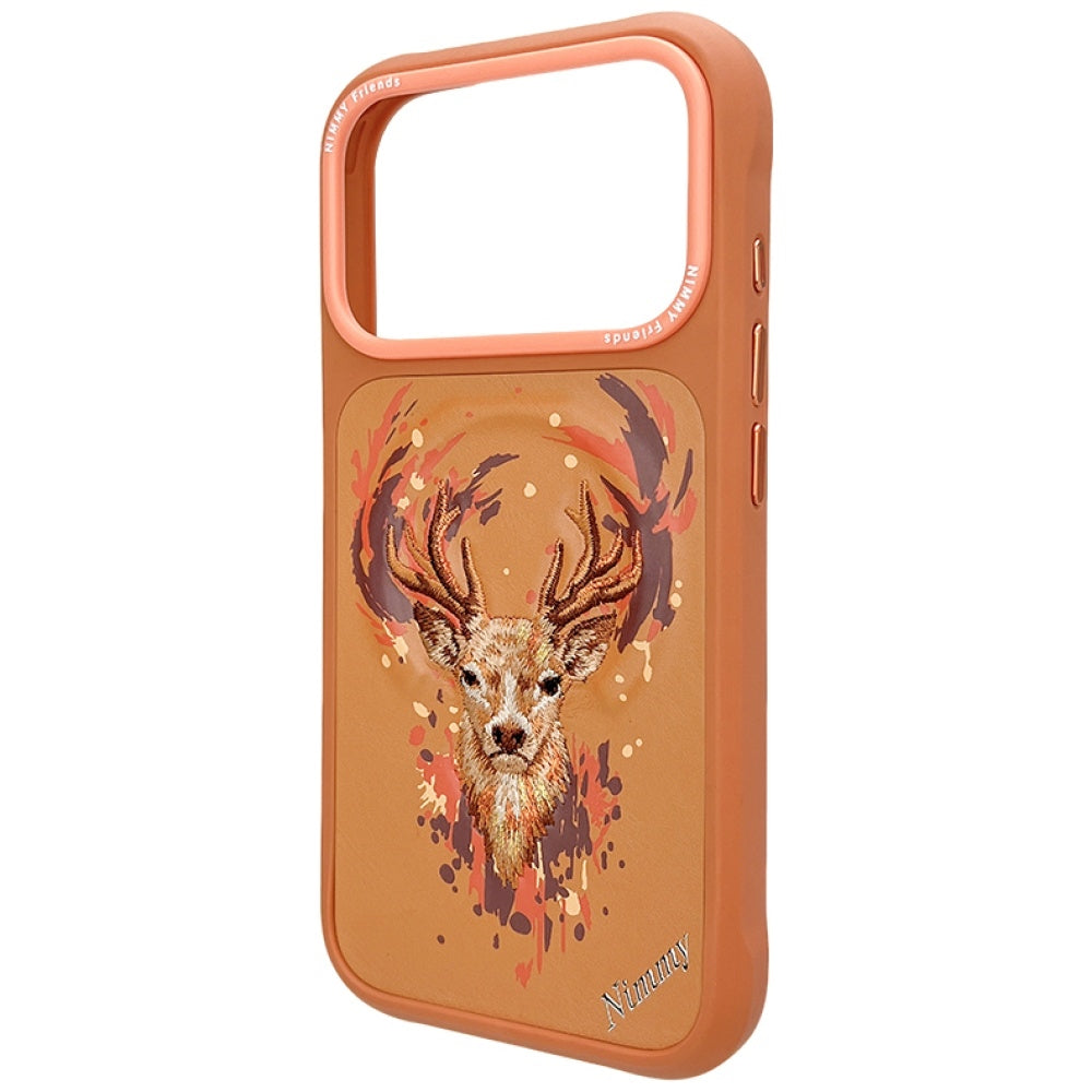 Nimmy Deer MagSafe Case for iPhone 17 Pro Max orange