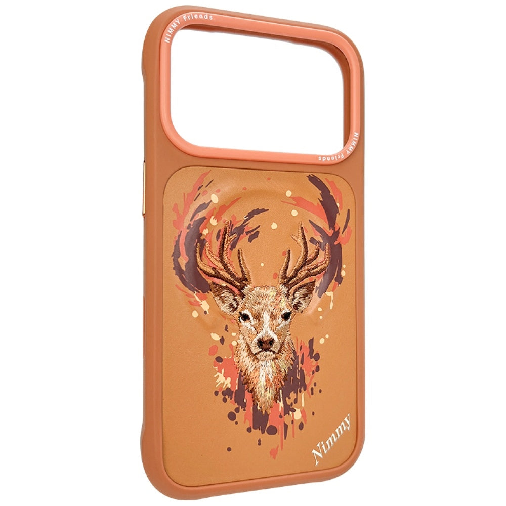 Nimmy Deer MagSafe Case for iPhone 17 Pro Max orange