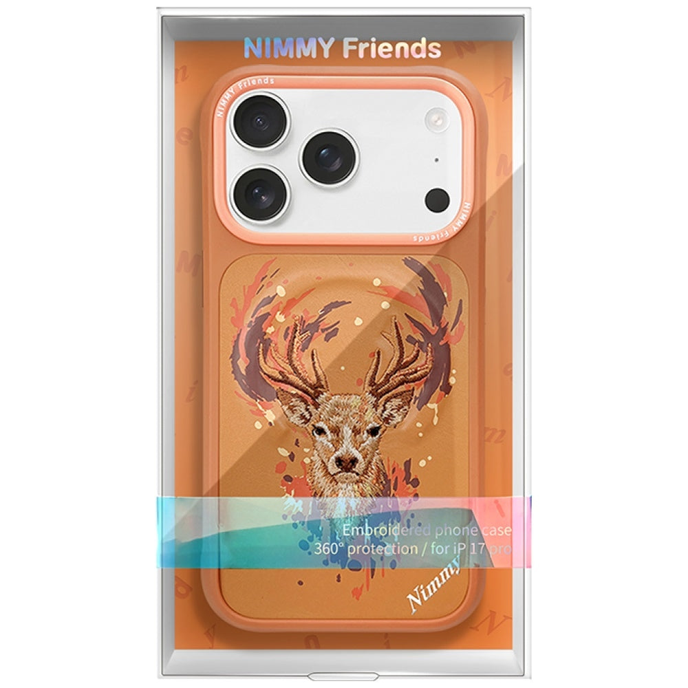 Nimmy Deer MagSafe Case for iPhone 17 Pro Orange