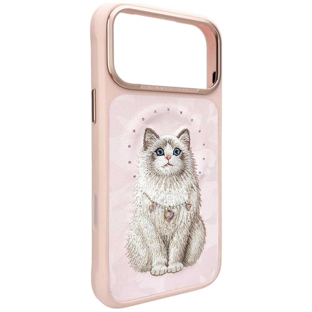 Nimmy Lucky Fashion Cat MagSafe for iPhone 17 Pro Pink