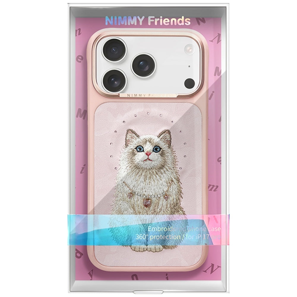 Nimmy Lucky Fashion Cat MagSafe for iPhone 17 Pro Pink