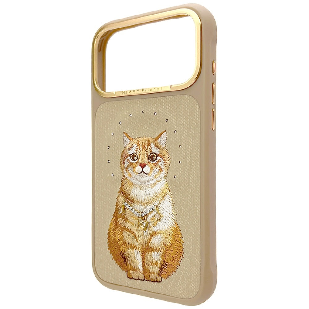 Nimmy Nimmy Lucky Fashion Cat MagSafe for iPhone 17 Pro Max brown