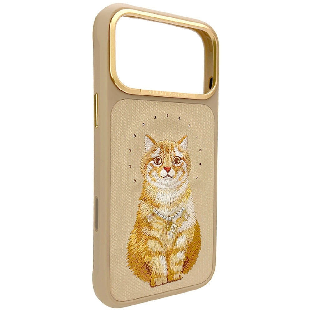 Nimmy Nimmy Lucky Fashion Cat MagSafe for iPhone 17 Pro Max brown